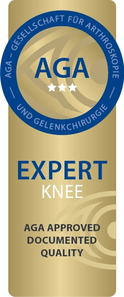 Auszeichnung als AGA Knee Expert
